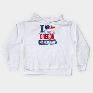 Oregon my homeland Kids Hoodie